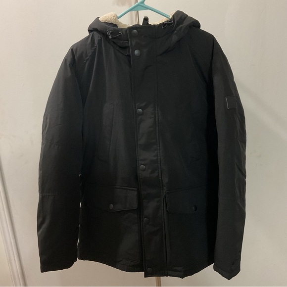 Lucky Brand Black Insulated Jacket Size S - Picture 3 of 12